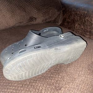 BLACK MENS 12 CROCS